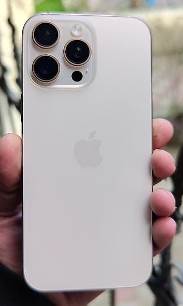 IPhone 16 Pro Max, 256 GB, Desert Titanium, Simsiz şarj