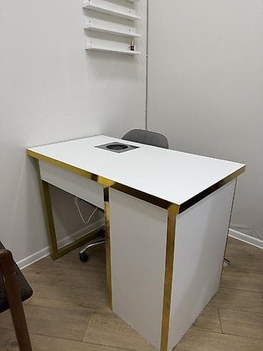 dekor masa: Угловой стол, С выдвижными ящиками, MDF — 1