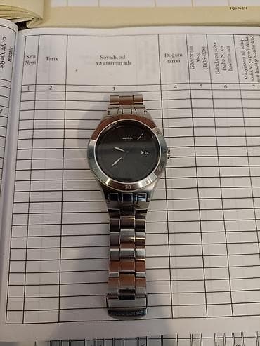 swatch azerbaijan: İşlənmiş, Qol saatı, Swatch, rəng - Boz — 4