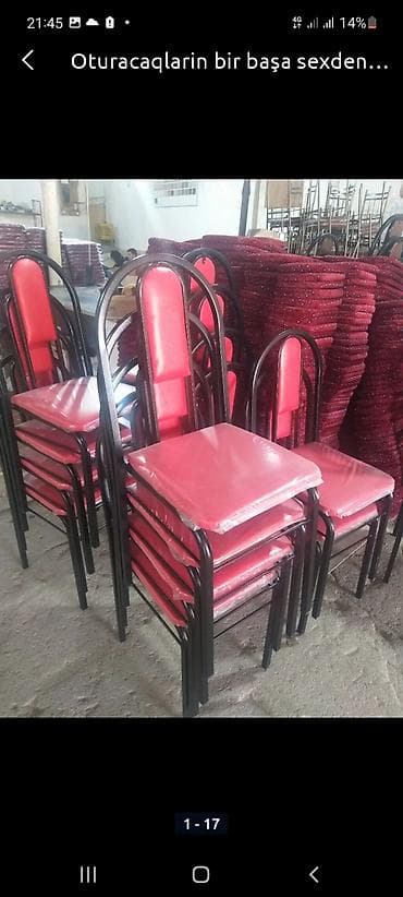 Masa ve otracaqlarin bir bawa sexden satiwi catrlma var eleve