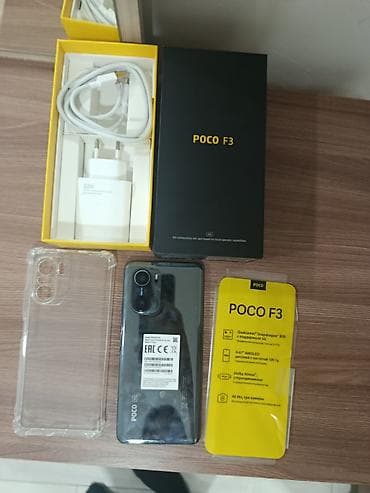 ventilator tap az: Poco F3, 256 GB, rəng - Qara, Düyməli, Sensor, Barmaq izi — 2
