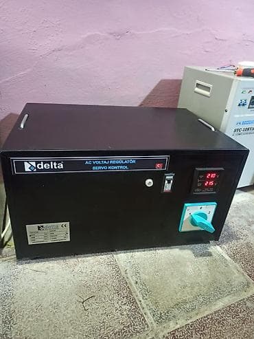 İşlənmiş, Ev üçün, 1 faza, Gərginliy stabilizatoru, 110 V, Ödənişli çatdırılma, Kredit yoxdur