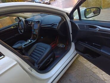 çin maşınları turbo az: Ford Fusion sedan – ağ rəng, zərif və dinamik dizayn. Xüsusiyyətlər — 14