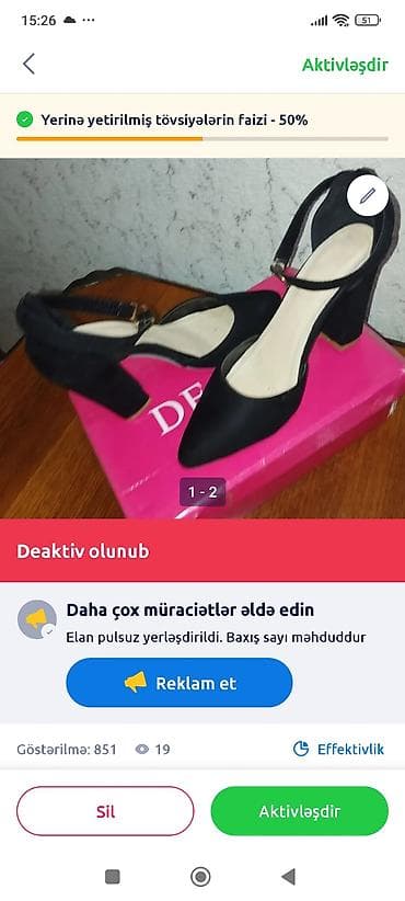 derimod: Qadın klassik ayaqqabı - Rəng: qara - Material: üst hissə yumşaq — 1