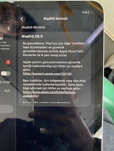 ipad planset: Apple iPad A16 planşet 4 ay işlenib. - Yaddaş: 128GB - Pil: 100% - — 8