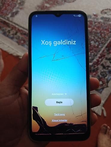 Samsung Galaxy A14, 128 GB, rəng - Yaşıl, Qırıq