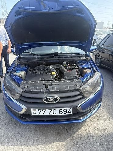 rustavi masin bazari: LADA Granta sedan – mavi rəng Texniki xüsusiyyətlər və komplektasiya — 1