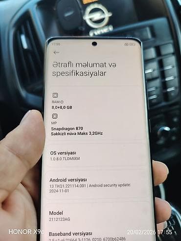 dubay iphone 13: Xiaomi 12X, 128 GB, rəng - Qara, 
 İki sim kartlı — 3