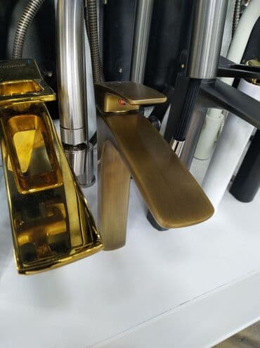 раковина столешница: Mətbəx və ya vanna otağı üçün premium kran - Material: metal gövdə — 1