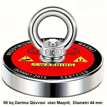 bal: Neodim “fishing magnet” – 115 kq dartma qüvvəsi, diametri 44 mm Güclü — 1