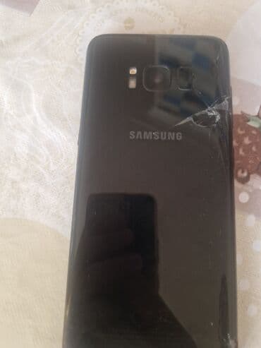 samsung j5 2018: Samsung Galaxy S8, 64 GB, rəng - Qara, Qırıq — 1
