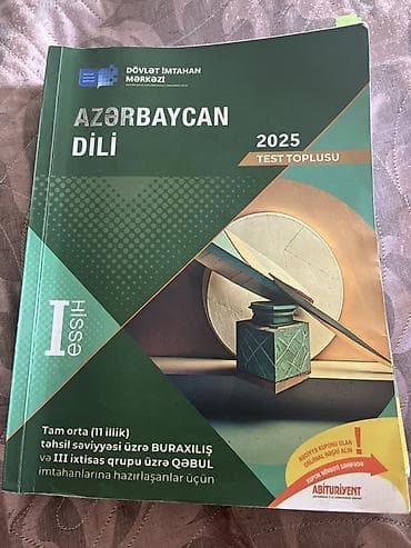 Testlər: Məhsul: “Azərbaycan dili – 2025 Test Toplusu”, Dövlət İmtahan Mərkəzi — 2