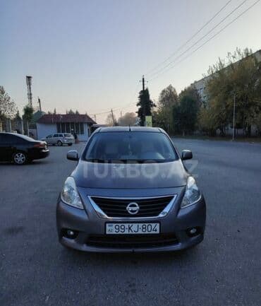 hundayi santa fe: Nissan Almera (sedan), boz rəng. Texniki xüsusiyyətlər: - Benzin — 1