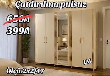 seyf qapi: BEŞ qapılı dolablar təmiz laminatla 📌 Qiymət : 399₼ Ölçü : 2 x 2 x — 1