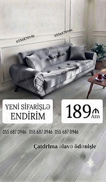Divan, Yeni, Açılan, Bazalı, Parça, Ödənişli çatdırılma