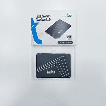 Ноутбуки: Внутренний Накопитель SSD Netac, 256 ГБ, 2.5", Новый — 2