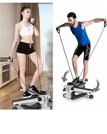 Mini Stepper – evdə kardio və aşağı bədən məşqləri üçün kompakт — 3