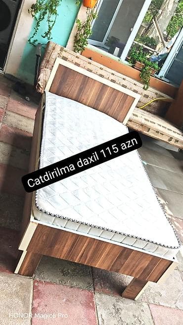 Çarpayılar: Carpayı ölçüsü 190/90 çatdırılma pulsuzdur qiyməti 115 manata — 1