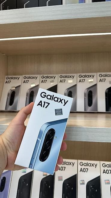 samsung g4: Samsung Galaxy A17, 128 ГБ, цвет - Голубой — 1