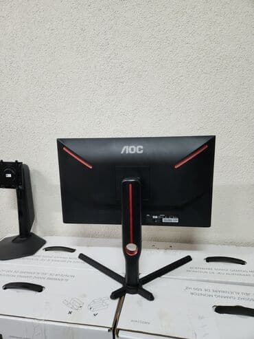 irşad electronics notebook: AOC oyun monitoru 240Hz - Model: AOC (qara korpus, arxa hissədə — 1