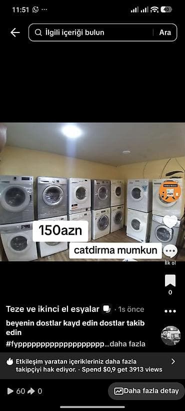 tiktok seyfe: Paltaryuyan maşınlar – geniş seçim - Ön yükləməli modellərin böyük — 1