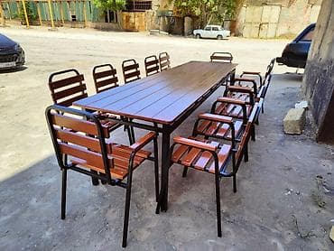 stol stul: Masa ve oturacaqlar Bağ evləri,kafelər, restoranlar üçün hər növ — 2