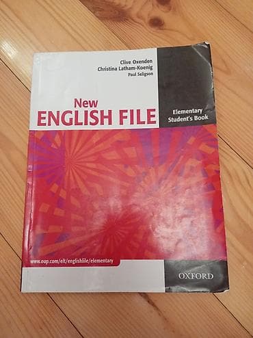 bas gitara: Məhsul: New English File – Elementary Student’s Book Müəlliflər — 1