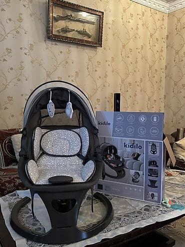 mebel kreditle: Oğlan və qız üçün, İşlənmiş, Beşik, Dəstsiz, Matras ilə, Yellənmə mexanizm ilə — 1