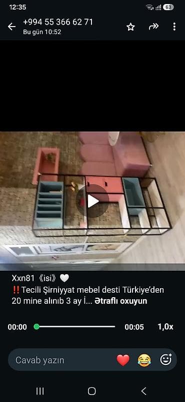 Soyuducu avadanlığı: Xxn81《isi》🤍 ‼️Tecili Şirniyyat mebel desti Türkiye’den 20 mine alınıb — 1