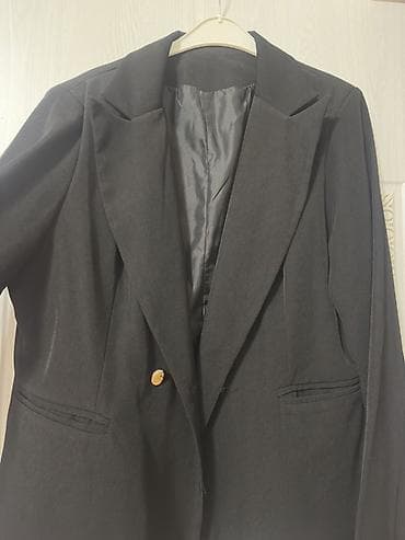 Qadınlar üçün qara pencek xxl razmer. yeni kimidi - Klassik düz