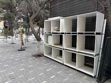 Moyka avadanlığı: 6 ədəd vitrin 4ədəd uzunu 140sm hündürlüyü 75sm 2ədəd uzunu 165sm — 2