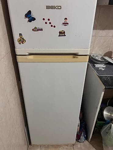 İşlənmiş 2 qapılı Beko Soyuducu Satılır, rəng - Ağ — 1