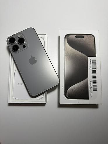 redmi note 13 pro plus qiyməti: IPhone 15 Pro, 256 GB, Natural Titanium, Face ID — 1