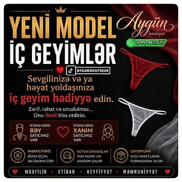 ✨ YENİ MODEL İÇ GEYİMLƏR ✨ TƏZƏ ORİGİNAL ✅ Sevdiyiniz insana həm — 1