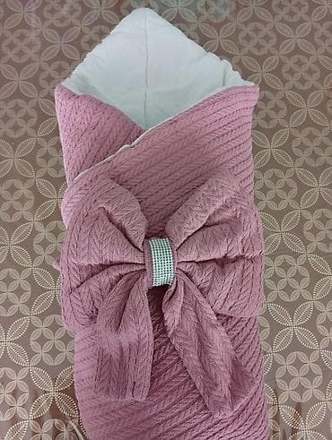 şalvar modelleri 2022: Uşaq bələyəni – pambıq astarlı, yumşaq toxumalı, toz-çəhrayı rəngdə - — 4