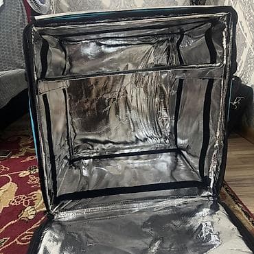 Сумки для курьеров: Wolt Partner termo çatdırılma çantası - Rəng: göy (Wolt loqolu) — 5