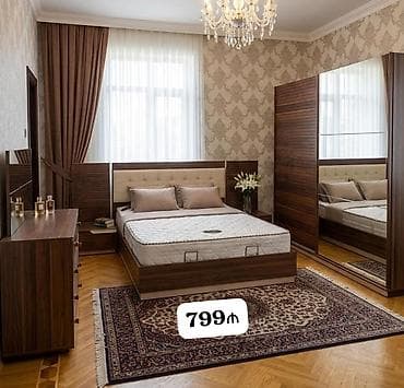 stol ev ucun: 799₼ Türkiye istehsalı yataq mebeli bazalıdır.ideal vəziyyətdədir — 1