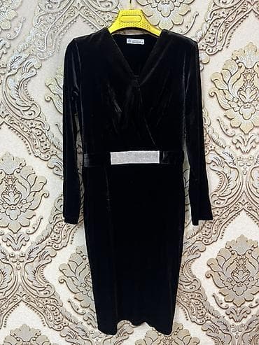gümü: Qadın məxməri don - Rəng: qara - Material: yumşaq, parıltılı məxmər - — 1
