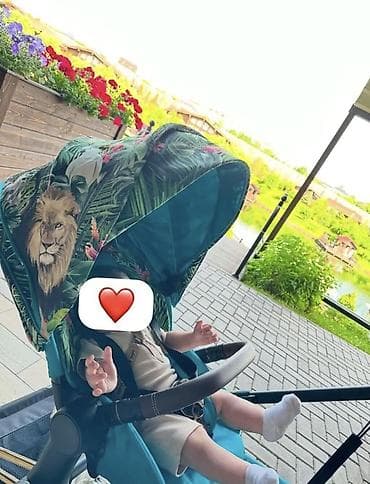 cybex uşaq arabası: Satilir. Kolyaska qenedli qara (qenedinin biri qirilib) ve ayrica ustu — 8