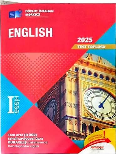 İngilis dili Testlər 11-ci sinif, DİM, 1-ci hissə