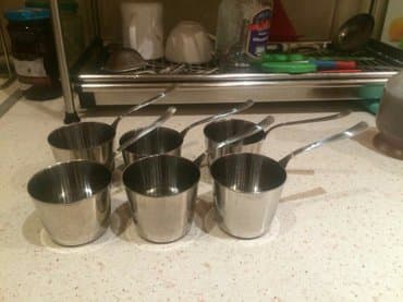 Qida məhsulları: Julyen üçün qab. Кокотницы для жульена (сталь. Нержавейка). новые — 2