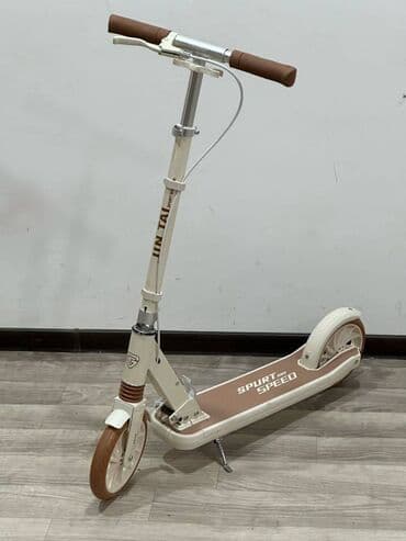 uşaqlar üçün tekerli krosovkalar: İki təkərli skuter rezin təkərli Modelin xüsusiyyətləri: - kompakt — 3