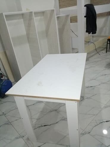 stol stul işlenmiş: Yeni, Künc masa, Açılmayan, Stullar ilə, Metal, Azərbaycan — 18