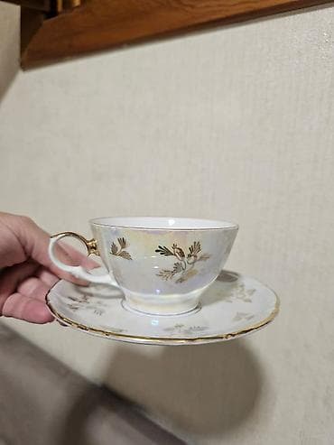 Çay dəsti, rəng - Ağ, Farfor, 6 nəfərlik — 2