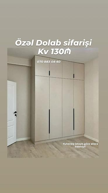 paltar dolablari: Düz dolab, Paltar üçün, Açılan, Quraşdırıla bilən, 6 qapı — 1