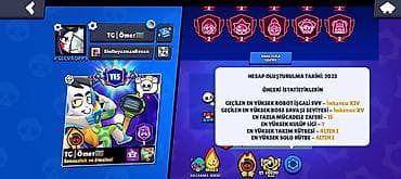Brawl Stars hesabı – yüksək səviyyəli, zəngin məzmunlu - Kupa yolu — 2