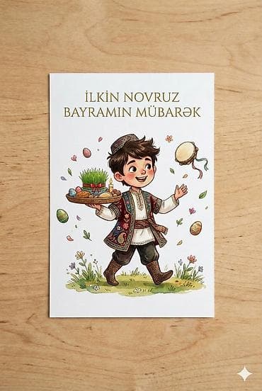 Üzüklər: Novruza özəl kartlar — 1