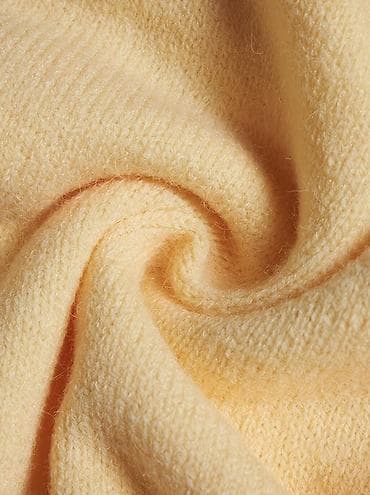 e vitaminli krem: Məhsul: Qadın kardiqanı - Rəng: Açıq sarı (pastel ton) - Dizayn: Düz — 2