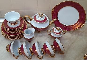 caydan: Çay dəsti, Farfor, 6 nəfərlik, Çexiya — 7