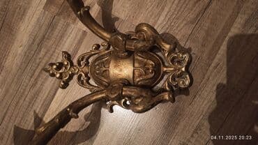 qrup şəkilləri: Məhsul: Bərk tökmə metal divar şamdanları (2 qol) Təsvir: - — 6